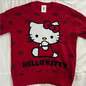 Hello Kitty Sweater in Red and Black